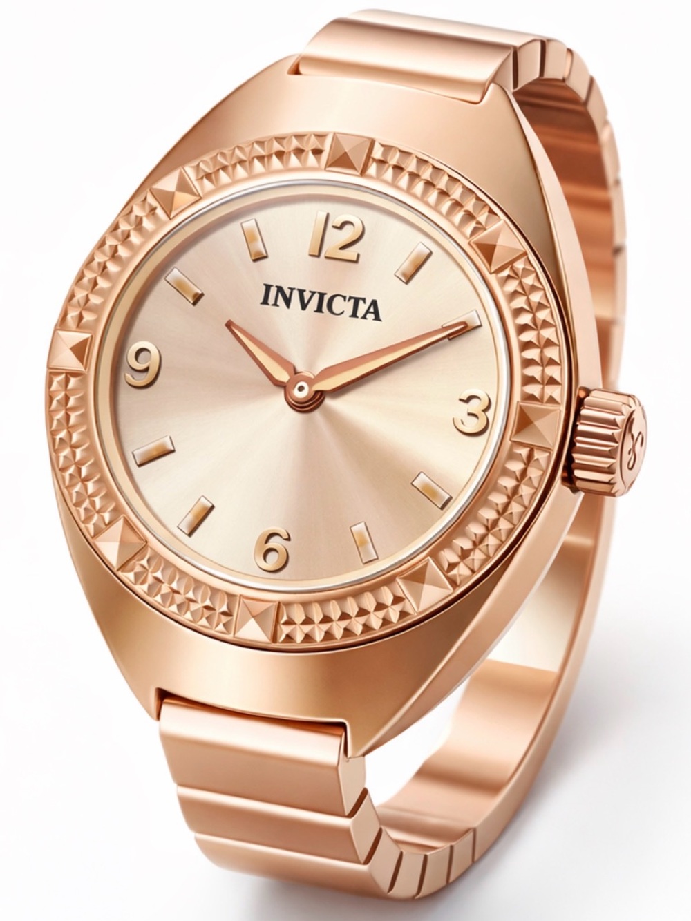 Invicta Mini Angel Ring Watch (50642) - 20mm Women's Rose Gold Ring Watch - NEW